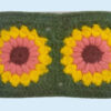 Sunflower Splendor Granny Square Clutch